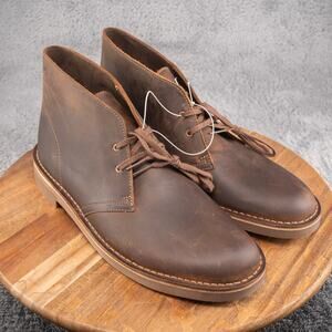 15522 Clark's Men's Bushacre 2 Beeswax Chukka Boot Size 12